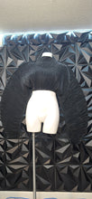 Load image into Gallery viewer, Crop black scrunch top             sz sm-large
