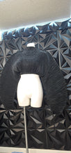 Load image into Gallery viewer, Crop black scrunch top             sz sm-large

