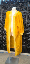 Load image into Gallery viewer, Yellow sheer duster            sz one size

