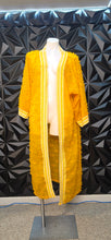 Load image into Gallery viewer, Yellow sheer duster            sz one size
