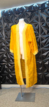 Load image into Gallery viewer, Yellow sheer duster            sz one size
