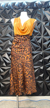 Load image into Gallery viewer, Cheetah print slip skirt          sz xl, best fitting sz 18
