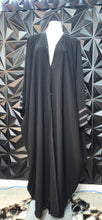 Load image into Gallery viewer, Long black bat arm duster            one size
