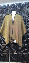 Load image into Gallery viewer, NWT Tuckernut gold poncho           one size
