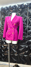 Load image into Gallery viewer, Tahari purple blazer               sz 4-6
