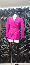 Load image into Gallery viewer, Tahari purple blazer               sz 4-6
