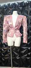 Load image into Gallery viewer, Vintage Nah Nah Collections floral print blazer                sz 15/16, best fit sz 10
