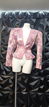Load image into Gallery viewer, Vintage Nah Nah Collections floral print blazer                sz 15/16, best fit sz 10

