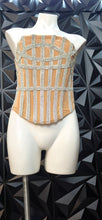 Load image into Gallery viewer, Akira rhinestone corset            sz lrg, best fitting sz medium
