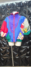 Load image into Gallery viewer, Vintage track jacket             sz untagged,best fitting sz xl-2x
