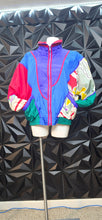Load image into Gallery viewer, Vintage track jacket             sz untagged,best fitting sz xl-2x
