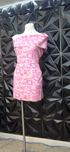 Load image into Gallery viewer, NWT Fashion nova alphabet dress    sz xl (best fit 10/12)

