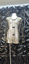 Load image into Gallery viewer, Valenti sheer top    sz xlrg
