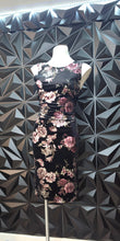 Load image into Gallery viewer, Akira metallic floral print dress      sz medium
