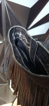 Load image into Gallery viewer, Aldo black fringe heels          sz   8.5

