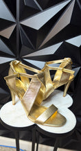 Load image into Gallery viewer, Vince Camuto gold heels           sz 7.5
