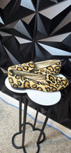 Load image into Gallery viewer, Sam Edelman mo hair cheetha print shoes          sz 7.5
