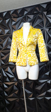 Load image into Gallery viewer, Banana Republic print blazer               sz 6
