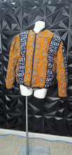Load image into Gallery viewer, Ankara jacket                 sz untagged, best fit sz lrg/xlrg
