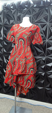 Load image into Gallery viewer, Ashro high low paisley layered dress             sz 18
