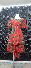 Load image into Gallery viewer, Ashro high low paisley layered dress             sz 18
