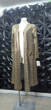 Load image into Gallery viewer, NWT Lularoe metallic duster           sz med
