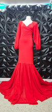 Load image into Gallery viewer, Long orange mermaid dess               sz xlrg
