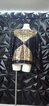 Load image into Gallery viewer, NWT fully sequin top             sz sm-med
