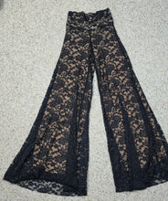 Load image into Gallery viewer, Luii lace bell bottom pants       sz medium (Best fitting sz small,6)
