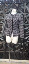 Load image into Gallery viewer, Ann Taylor fit and flare blazer             sz 12 (Best fitting sz 10

