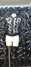 Load image into Gallery viewer, Sheer petal jacket           sz xl, best fitting sz lrg
