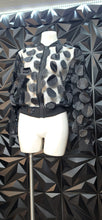 Load image into Gallery viewer, Sheer petal jacket           sz xl, best fitting sz lrg

