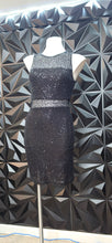Load image into Gallery viewer, Design Lab black sequins dress           sz medium

