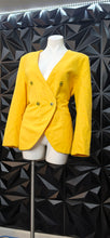 Load image into Gallery viewer, Boston Classics yellow blazer           sz 12
