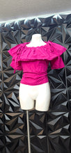 Load image into Gallery viewer, Ann Taylor pink flare top            sz lrg p
