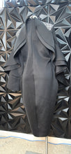 Load image into Gallery viewer, Quoom black ruffled dress                sz 2x
