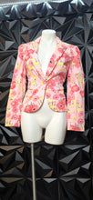 Load image into Gallery viewer, Apostrophy floral print blazer                sz 4
