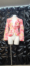 Load image into Gallery viewer, Apostrophy floral print blazer                sz 4
