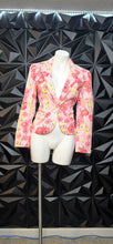 Load image into Gallery viewer, Apostrophy floral print blazer                sz 4
