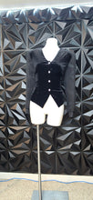 Load image into Gallery viewer, Another Thyme crush velvet top           sz med-large
