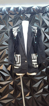 Load image into Gallery viewer, Lori Zoni vintage tasseled blazer/jacket          sz sm-med
