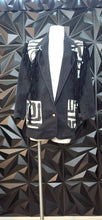 Load image into Gallery viewer, Lori Zoni vintage tasseled blazer/jacket          sz sm-med
