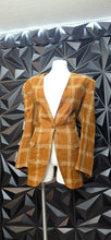 Load image into Gallery viewer, Jones New york plaid print blazer              sz 16. best fit sz 12/14
