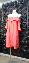 Load image into Gallery viewer, Violet Weekend off the shoulder dress         sz large
