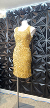 Load image into Gallery viewer, Nina Leonard sequin dress           sz small-medium
