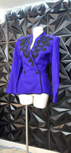 Load image into Gallery viewer, John Meyer Beaded blazer               sz 10
