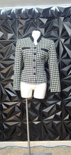 Load image into Gallery viewer, Saville houndstooth blazer            sz 10
