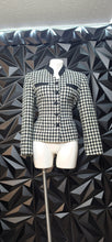 Load image into Gallery viewer, Saville houndstooth blazer            sz 10
