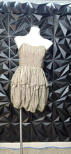 Load image into Gallery viewer, French Connection sequins layered dress         sz 6, best fit sz 4
