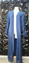 Load image into Gallery viewer, Navy open front duster                  sz med-large
